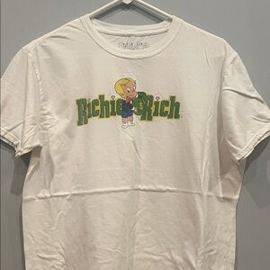 White Graphic T-Shirt men’s large Richie rich